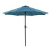 Tano 9' Outdoor Umbrella + 21" Round Base - Inland Furniture (San Bernardino, CA)