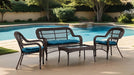 Oliveri Wicker Stacking Chair - 2Pc/Stack - Inland Furniture (San Bernardino, CA)