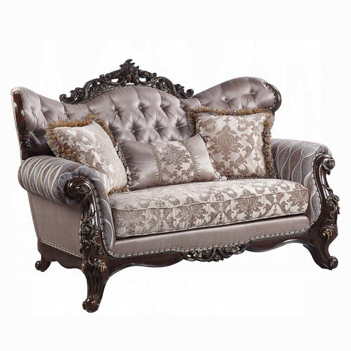 Benbek Loveseat With 3 Pillows - Inland Furniture (San Bernardino, CA)