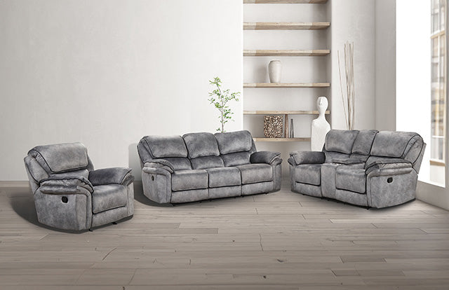 Themis Manual Loveseat - Inland Furniture (San Bernardino, CA)
