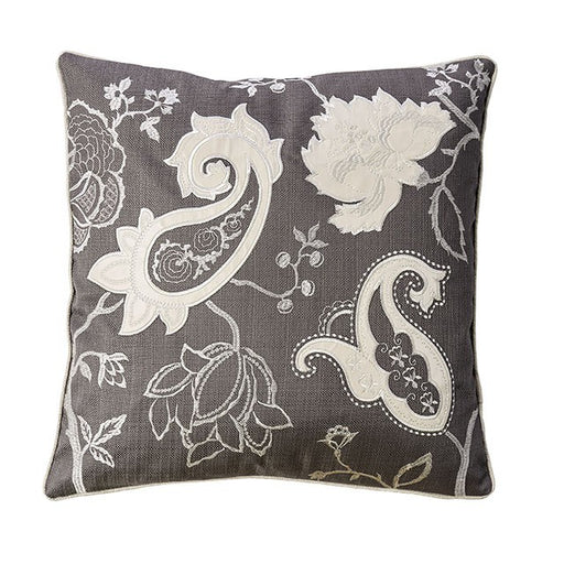 Nana Gun Metal 20" X 20" Pillow, Gunmetal (2/CTN) - Inland Furniture (San Bernardino, CA)