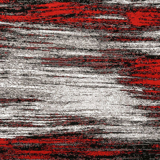 Sivas Area Rug Black and Red - Inland Furniture (San Bernardino, CA)