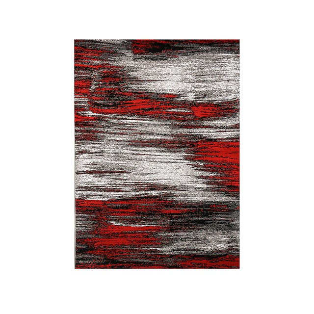 Sivas Area Rug Black and Red - Inland Furniture (San Bernardino, CA)