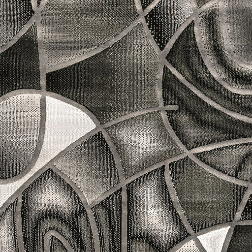 Sivas Area Rug Black & White - Inland Furniture (San Bernardino, CA)