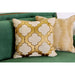 VERDANTE Emerald Green/Gold Sofa - Inland Furniture (San Bernardino, CA)