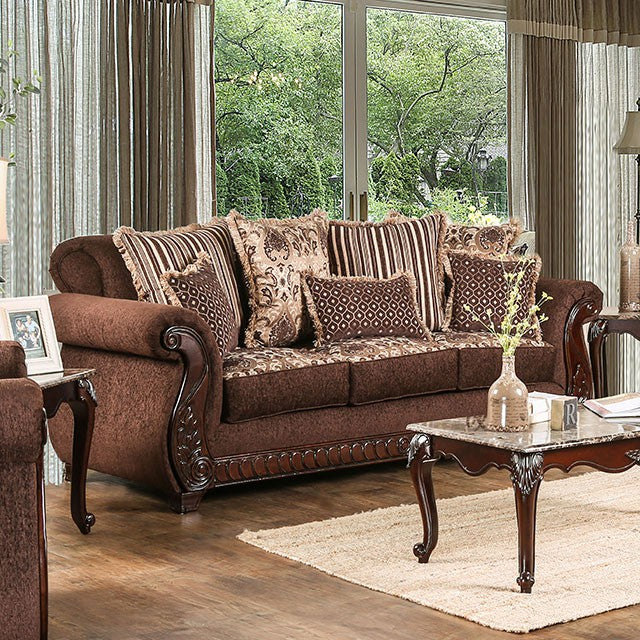 Tabitha Sofa Brown - Inland Furniture (San Bernardino, CA)