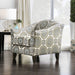 Misty Ivory/Pattern Floral Chair - Inland Furniture (San Bernardino, CA)