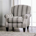 Ames Striped Chair - Inland Furniture (San Bernardino, CA)