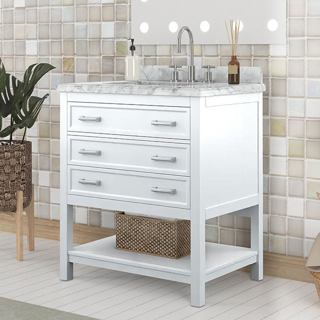 Reston Vanity with Top/ Sink - Inland Furniture (San Bernardino, CA)