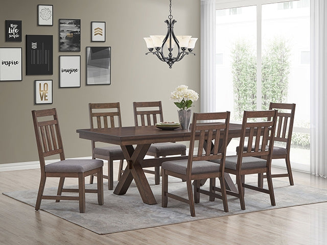 Pottsville 7 Pc. Dining Set - Inland Furniture (San Bernardino, CA)